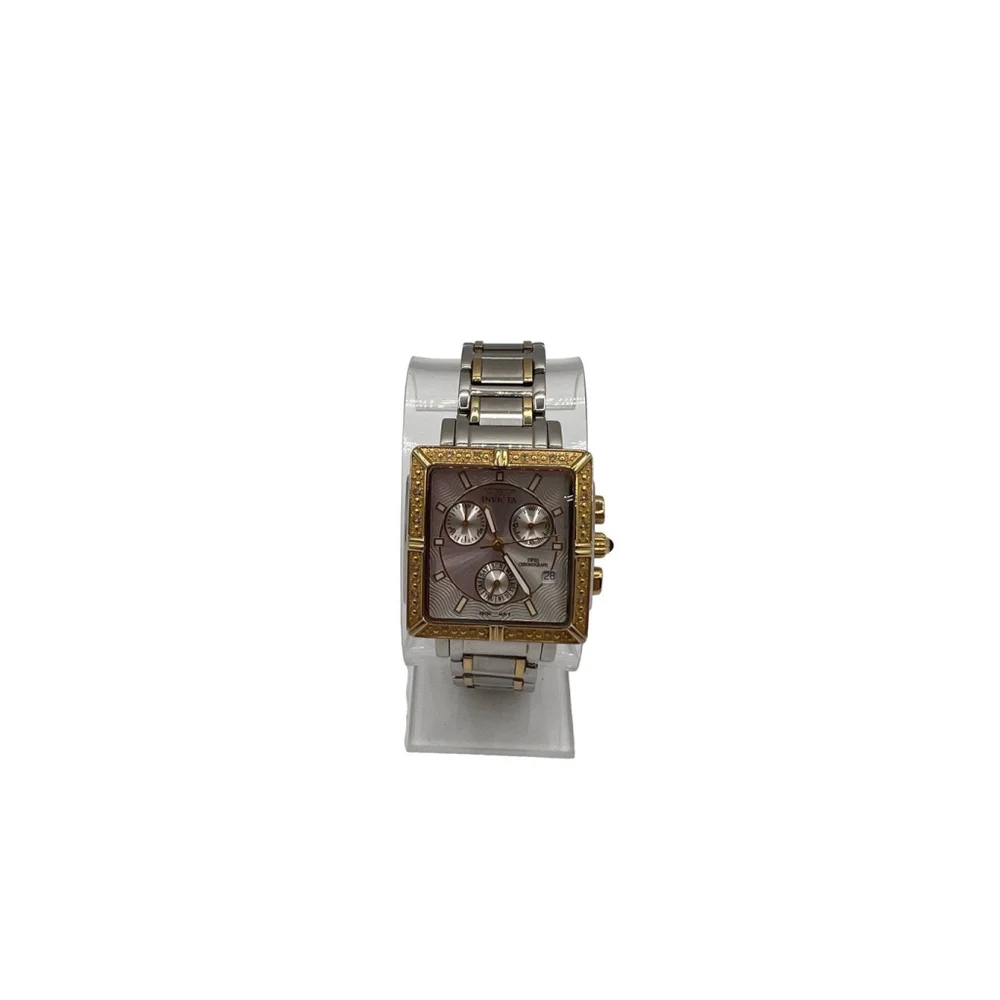 INVICTA Woman’s Wristwatch Wildflower Swiss Chronograph Watch, Rose Gold/Silver